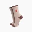 Squirrel Oatmeal Embroidered Wool Socks additional 2