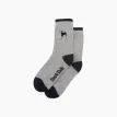 Greyhound Grey Embroidered Wool Socks additional 1