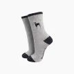 Greyhound Grey Embroidered Wool Socks additional 2