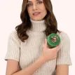Powder Fox Round Velvet Jewellery Box additional 2