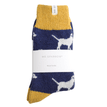 Mr Sparrow Labradors Winter Wool Socks Navy additional 2