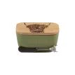 Selbrae House Highland Cow Green Butter Dish &amp; Knife Set additional 1