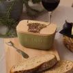 Selbrae House Highland Cow Green Butter Dish &amp; Knife Set additional 2