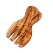 Selbrae House Olive Wood Salad Hands Set additional 1