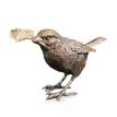Richard Cooper Sparrow with Feather Bronze Sculpture additional 1