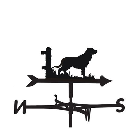 Field Spaniel Dog Metal Weathervane