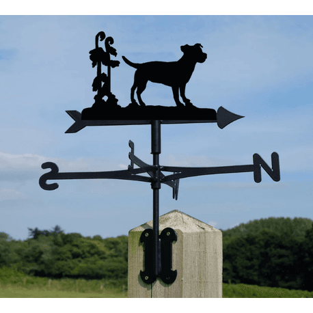 Jack Russell Dog Metal Weathervane