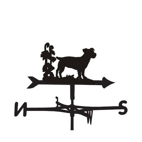 Jack Russell Dog Metal Weathervane