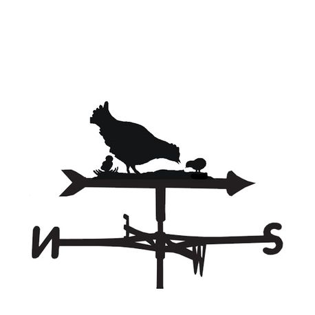 Hen Metal Weathervane