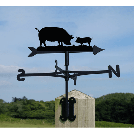 Pigs Metal Weathervane
