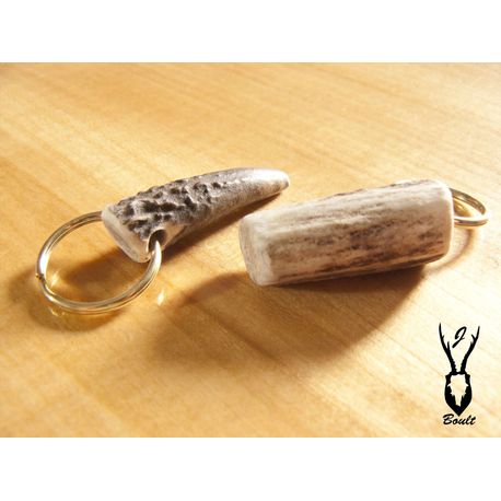 J Boult Red Deer Antler Key Ring