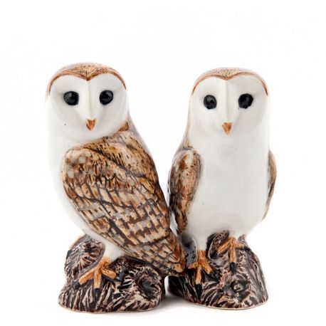 Quail Ceramics Barn Owl Salt and Pepper Set