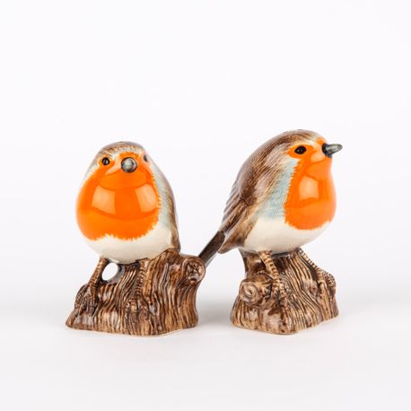 Quail Ceramics Robin Salt and Pepper Set