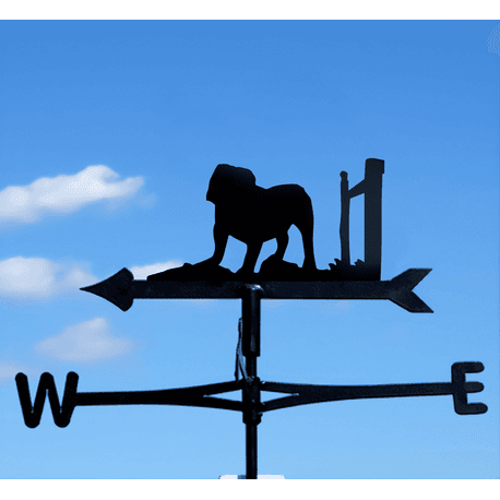 British Bulldog Metal Weathervane