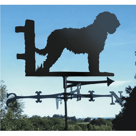 Labradoodle Dog Metal Weathervane