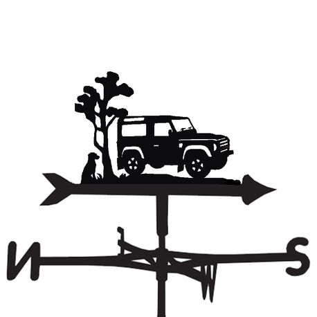 Land Rover Defender 90 Metal Weathervane