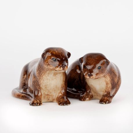 Quail Ceramics Otter Salt and Pepper Set