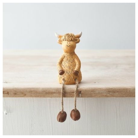 Highland Cow Shelf Sitter Ornament