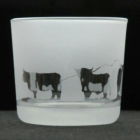 Animo Highland Cow Votive Tealight Candle Holder