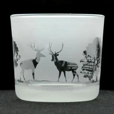 Animo Woodland Stag Votive Tealight Candle Holder