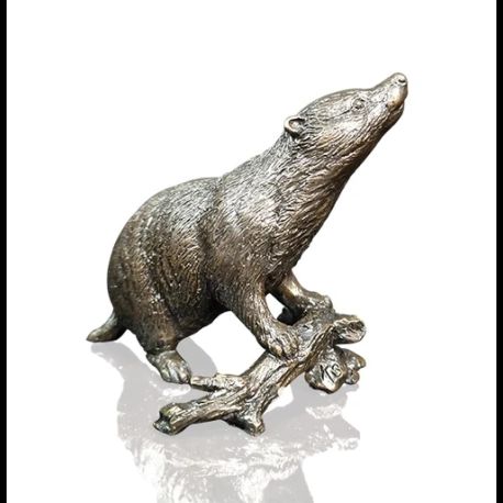 Richard Cooper Limited Edition Badger Bronze Sculpture