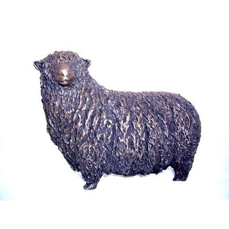 Sheep Short Legs Bronze Resin Sculpture