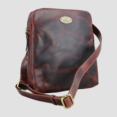 Grays Edingale Shoulder Leather Bag Brown