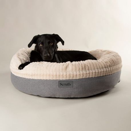 Scruffs Ellen Donut Bed in Light Grey