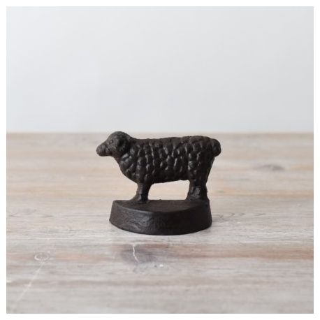 Cast Iron Sheep Doorstop Wedge