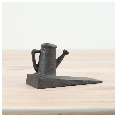 Cast Iron Watering Can Doorstop Wedge