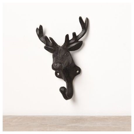 Cast Iron Stag Wall Hook