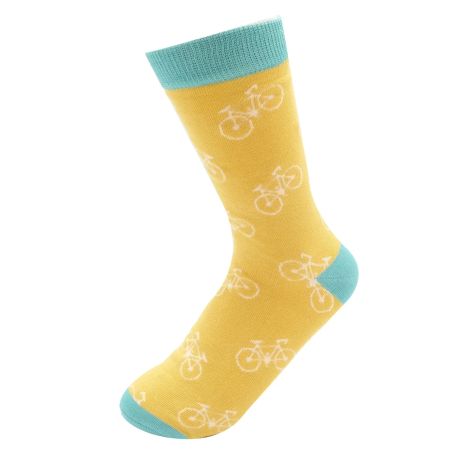 Ladies Bikes Socks Yellow
