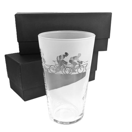 Animo Cycling Beer Pint Glass