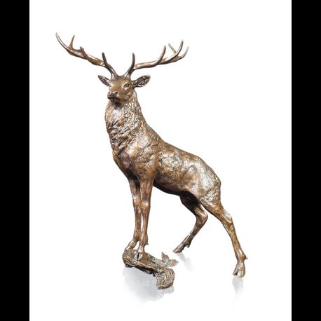 Richard Cooper Prince of the Glen Stag Bronze Sculpture