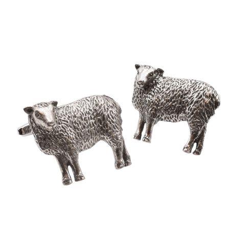 Welsh Sheep Pewter Cufflinks
