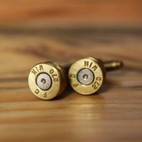 J Boult Upcycled Bullet Cufflinks