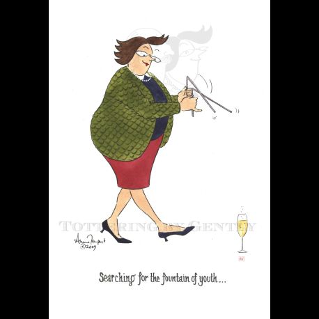 Tottering by Gently - Searching for fountain of youth Print