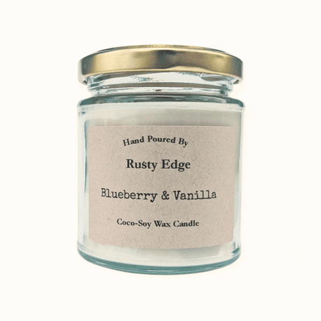 Blueberry &amp; Vanilla – Hand Poured Coco-Soy Wax Candle