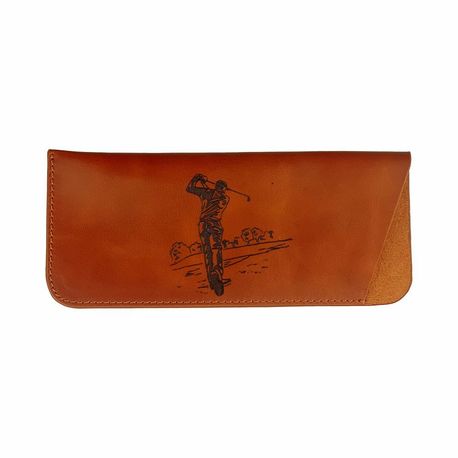 Selbrae House Leather Golf Glasses Case