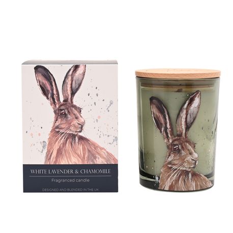 Meg Hawkins 250g Hare Candle - White Lavender &amp; Chamomile