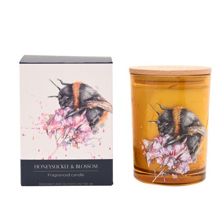 Meg Hawkins 250g Bumble Bee Candle - Honeysuckle Blossom