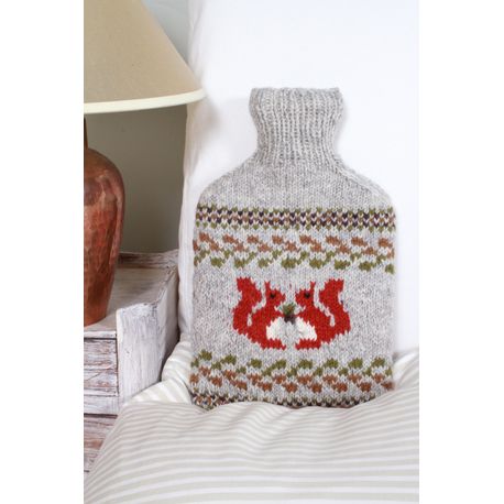 Pachamama Squirrel Hot Water Bottle