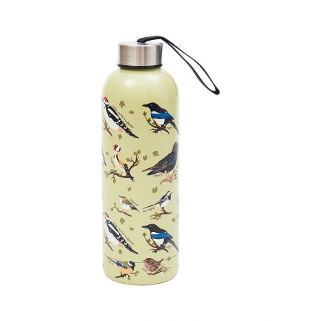 Eco Chic Wild Birds Insulated Drink Bottle