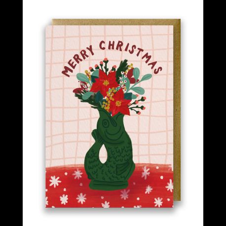 Gluggle Jug Merry Christmas Greeting Card