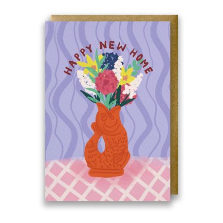Gluggle Jug New Home Greeting Card - Orange