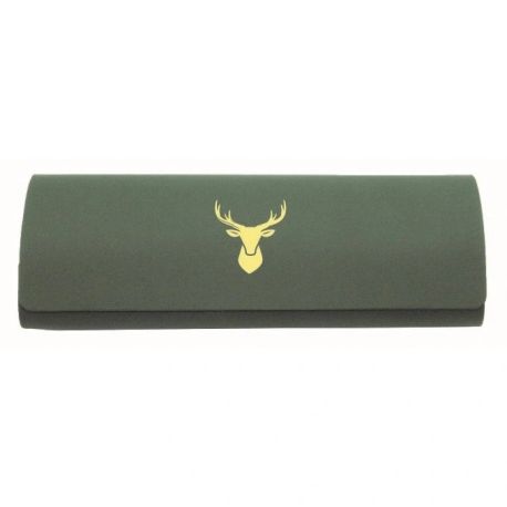 Stag Embossed Glasses Case &amp; Cloth