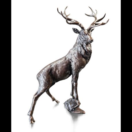Richard Cooper Highland Wilderness Bronze Sculpture