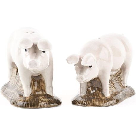 Quail Ceramics British Lop Pig Salt &amp; Pepper Pots