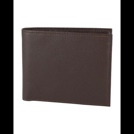 Men's Brown Leather Wallet With RFID Lining
