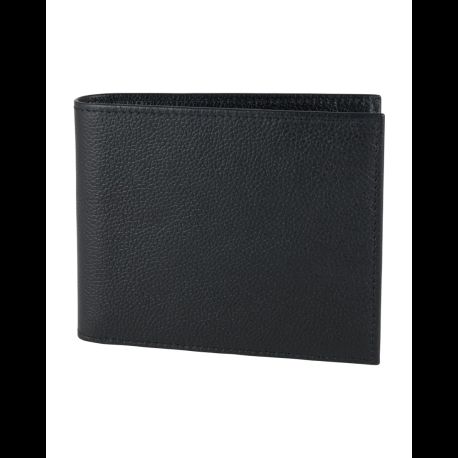 Men's Black Leather Wallet With RFID Lining